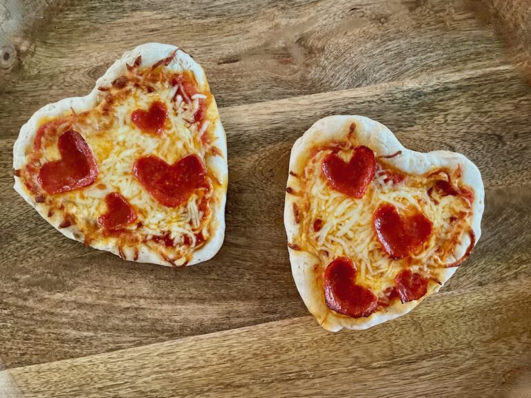 Gluten-Free Heart-Shaped Pizza