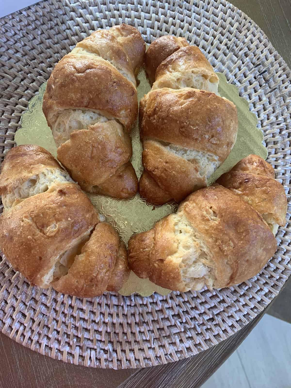 gluten-free croissants from La Mariposa Bakery