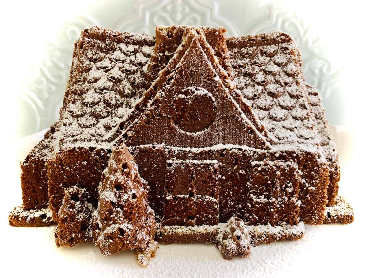 Gluten-Free Gingerbread House Recipe (Bundt Cake) 