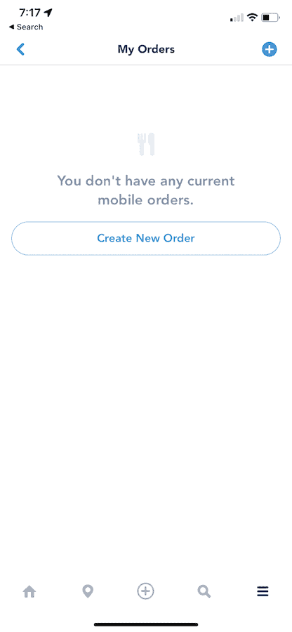 Mobile order screen shot with a "confirm new order" button