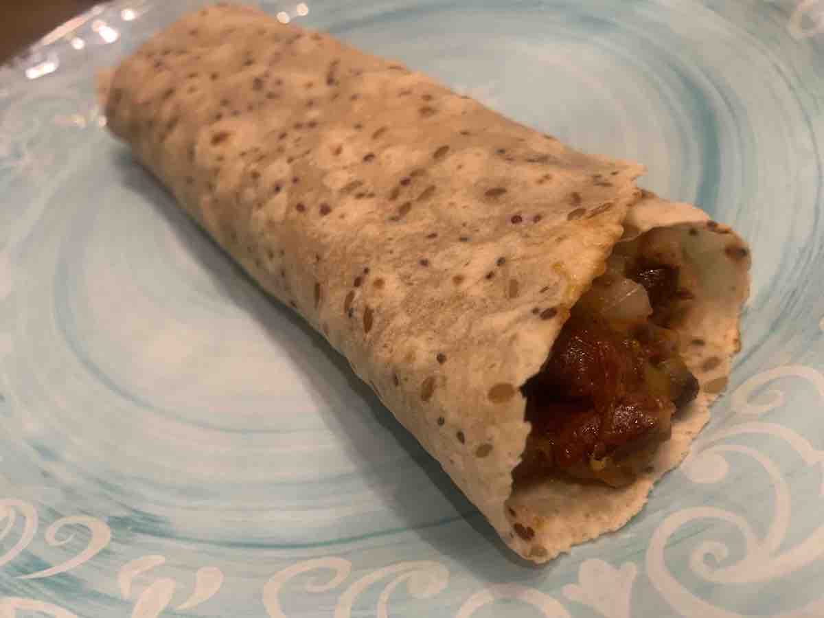 gluten-free copy-cat Taco Bell bean & cheese burrito