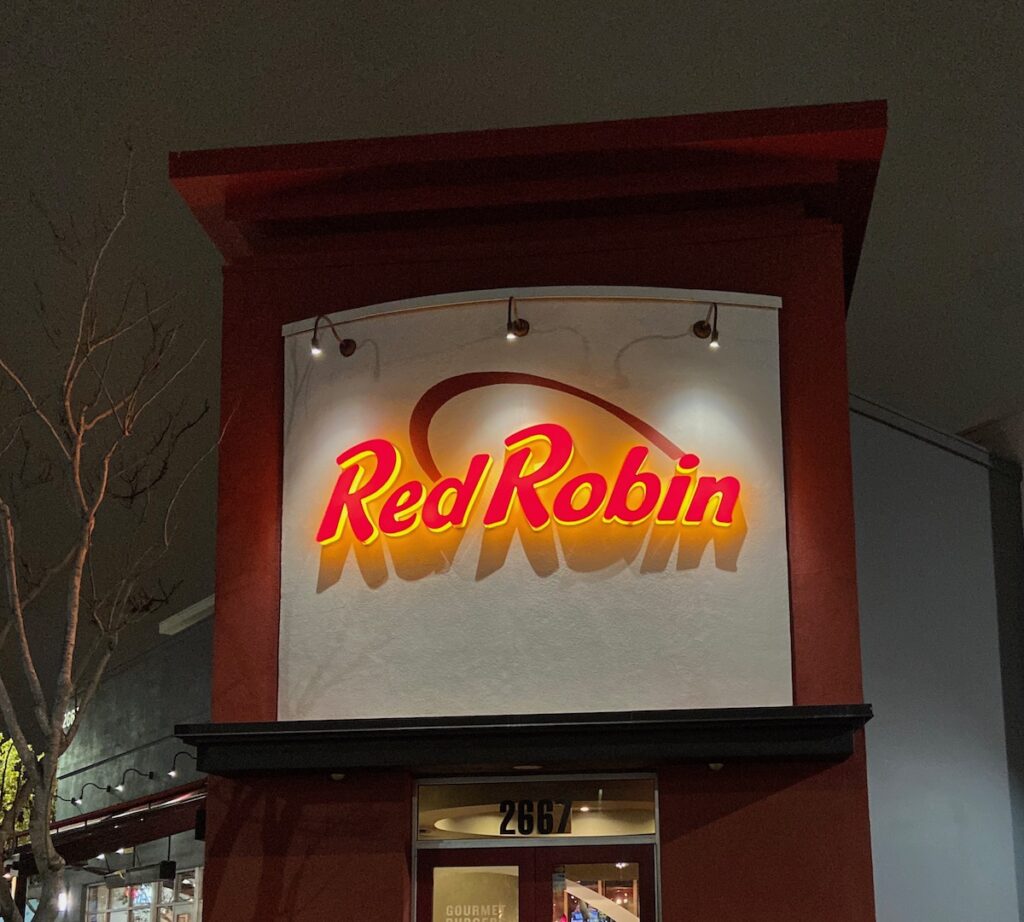Red Robin sign
