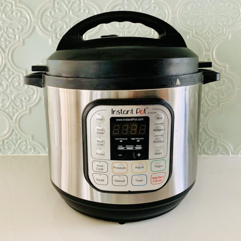 Instant Pot on a counter.
