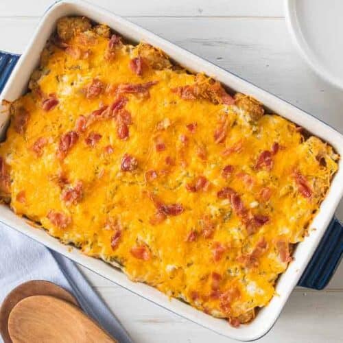 gluten-free chicken-bacon-ranch-tatertot-casserol