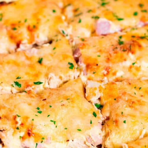 gluten-free chicken-cordon-bleu-casserole