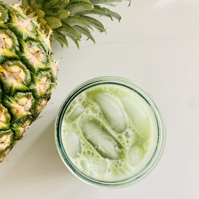 Iced Pineapple Matcha Drink (Starbucks Copycat)