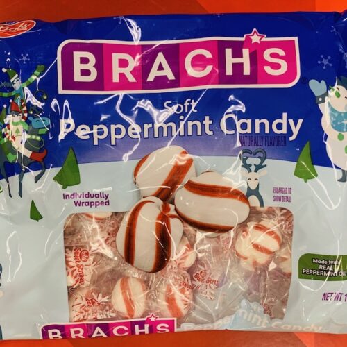 Bag of Brach's Peppermint Candy.