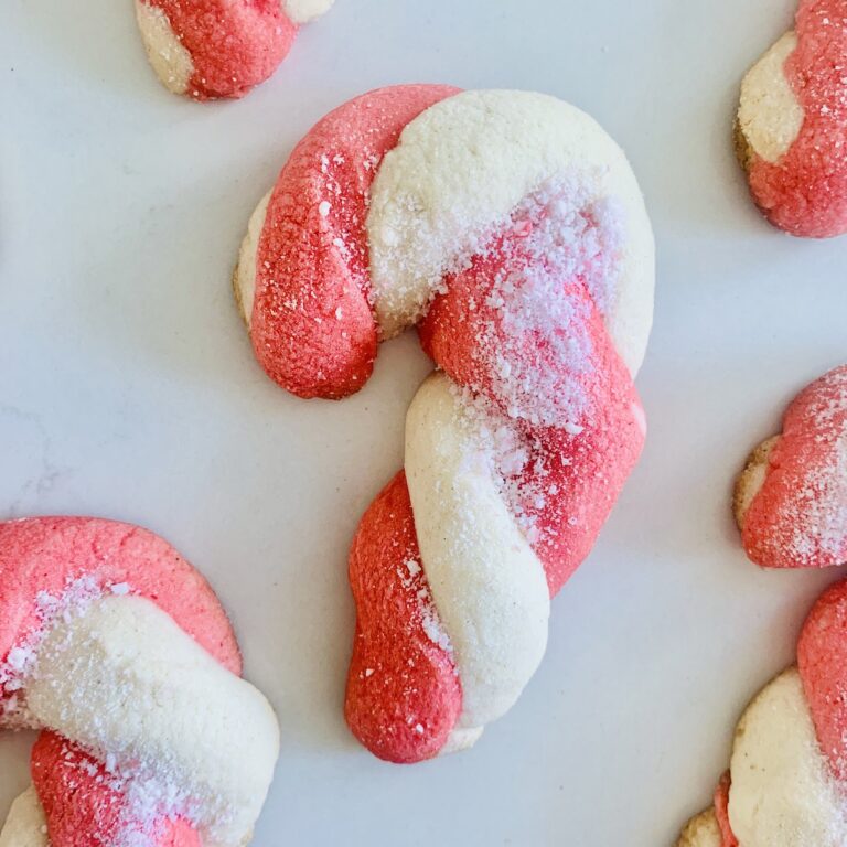 Gluten-Free Candy Cane Cookies